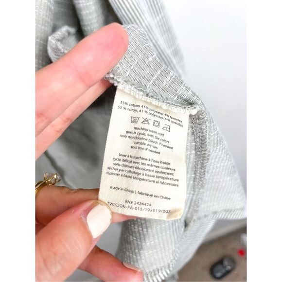 Donni Women's Gray Beige Long‎ Sleeve Cardigan Open Front Casual Lightweight OS - Picture 8 of 9